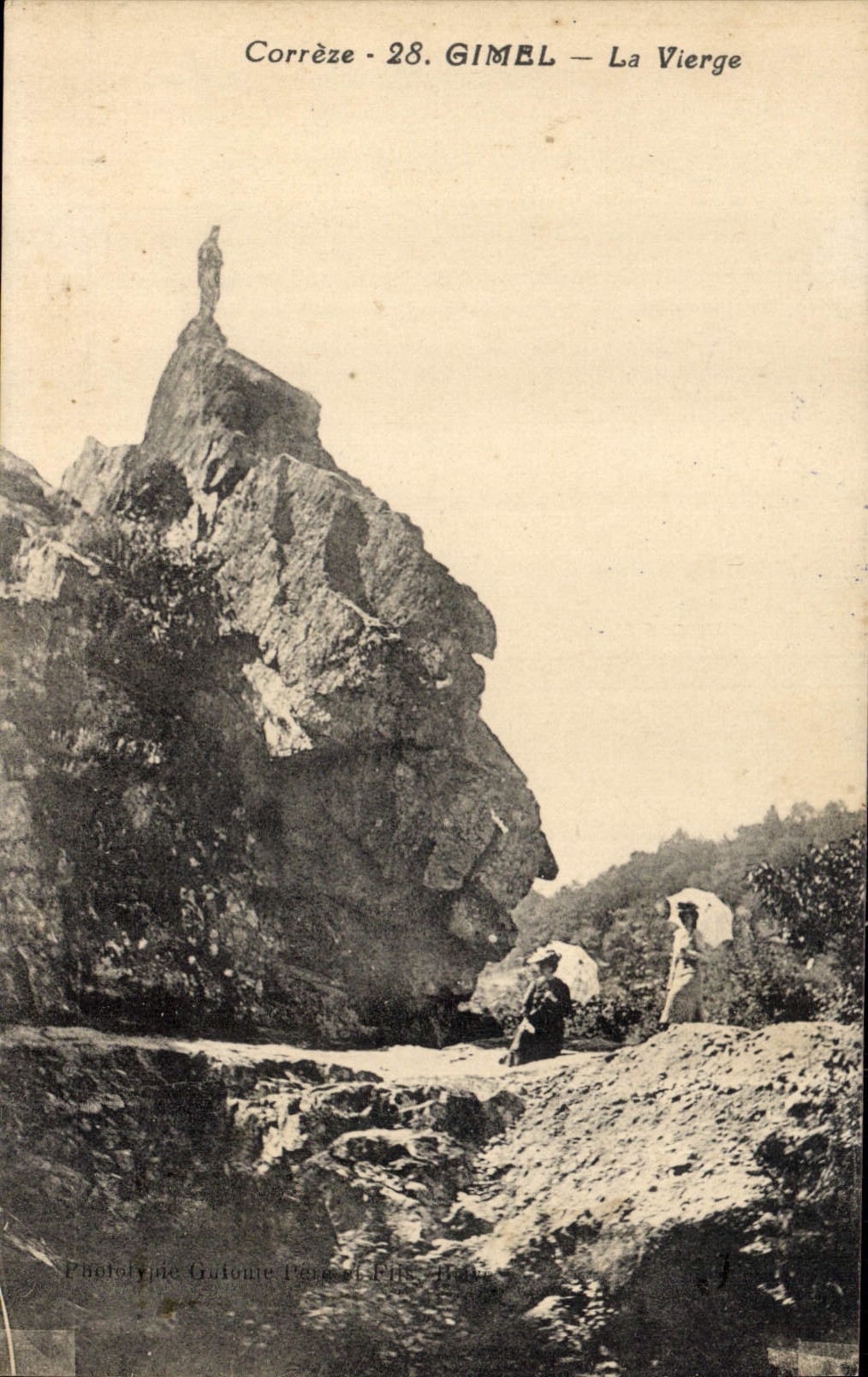 CPA Correze Cimel la Vierge 