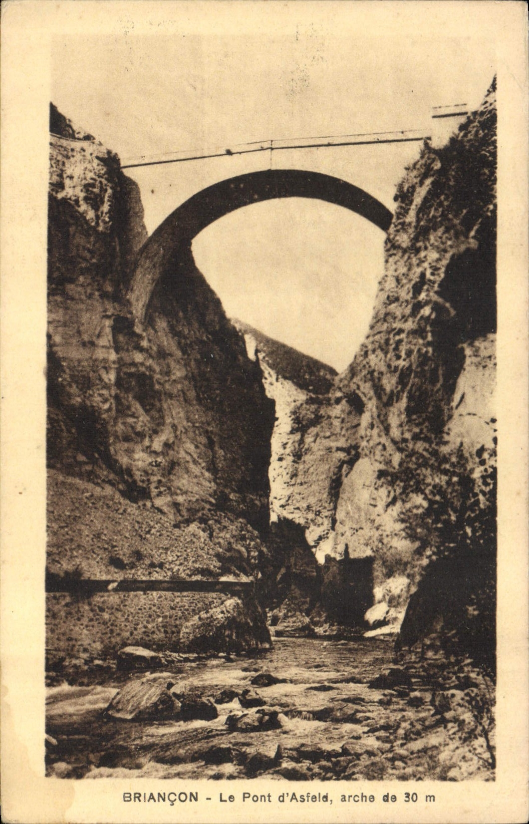 CPA Briancon le Pont d'Asfeld 