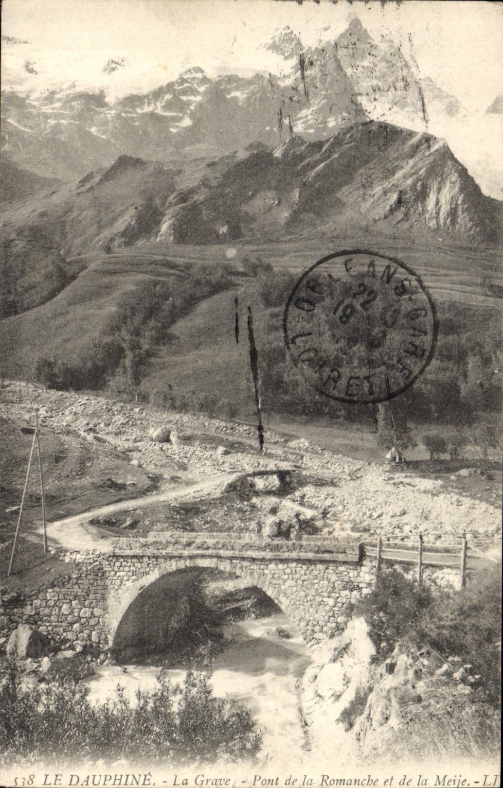CPA Le Dauphine la Grave Pont de la Romanche et de la Meije