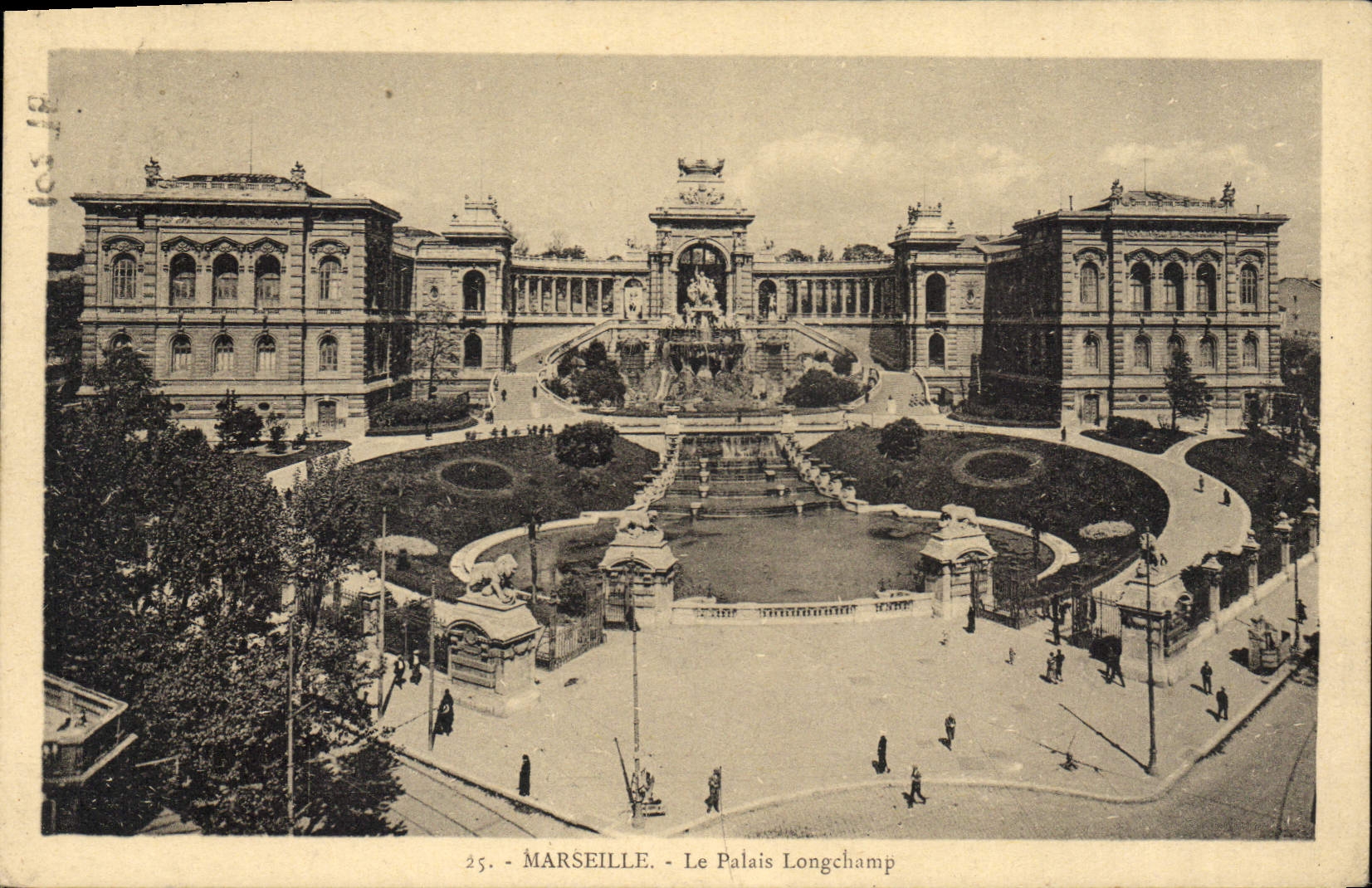 CPA Marseille le Palais de Longchamp 