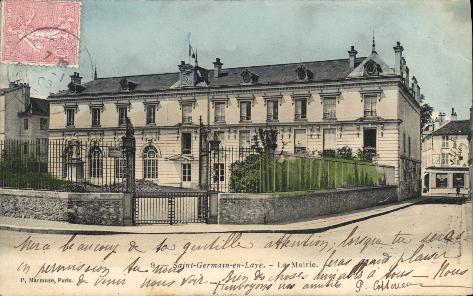 CPA Saint Germain en Laye la Mairie 