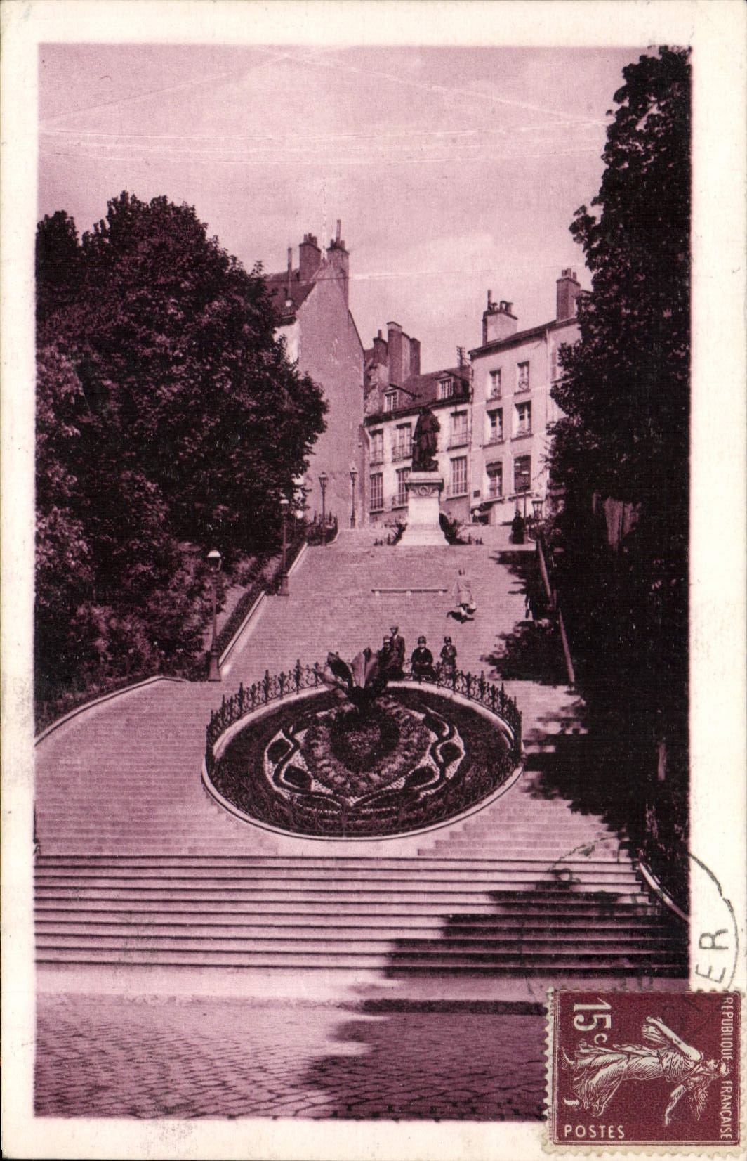 CPA Blois L et C l'Escalier Monumental Denis Papin 
