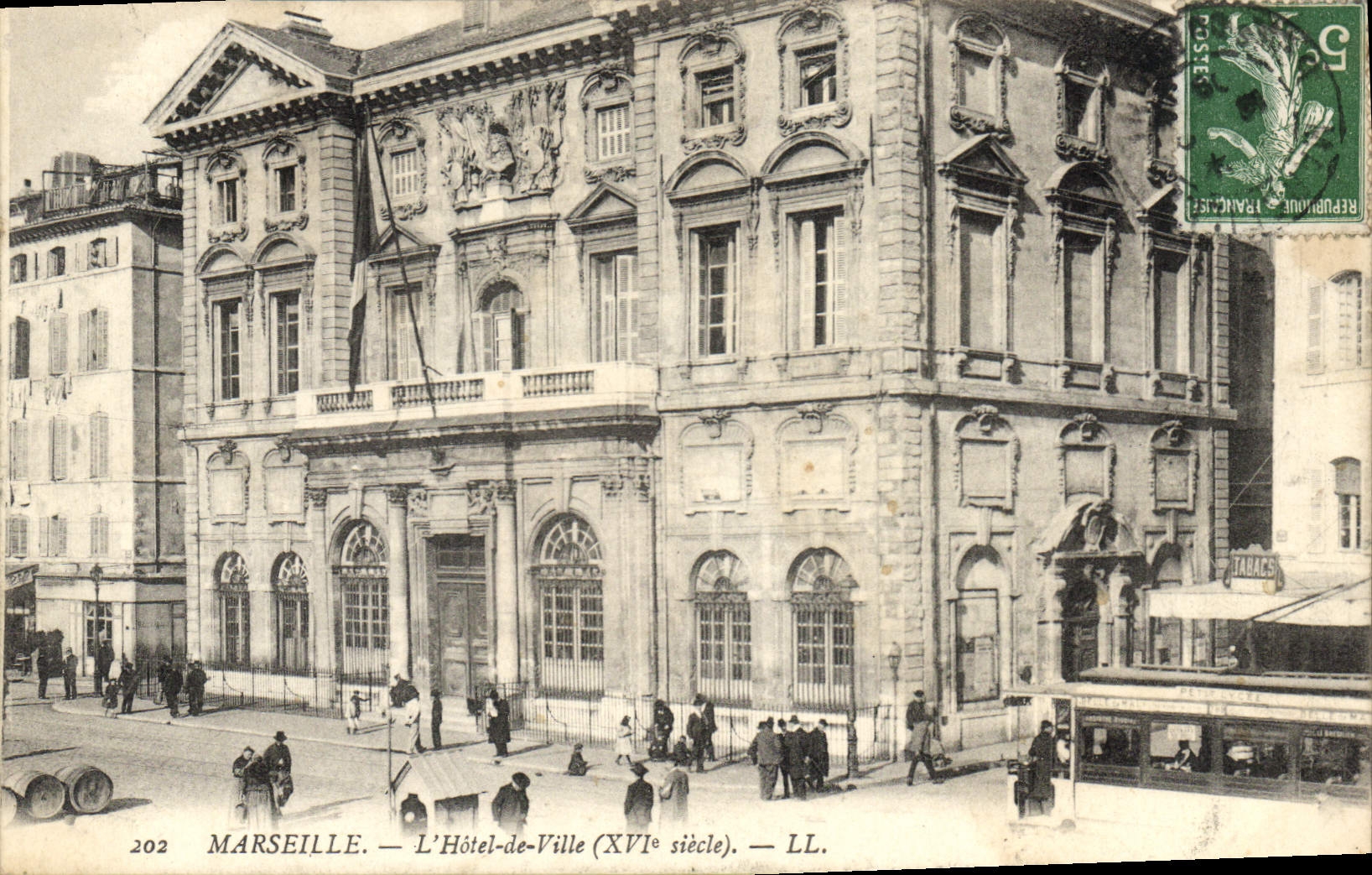 CPA Marseille l'hotel de Ville XVI siecle 