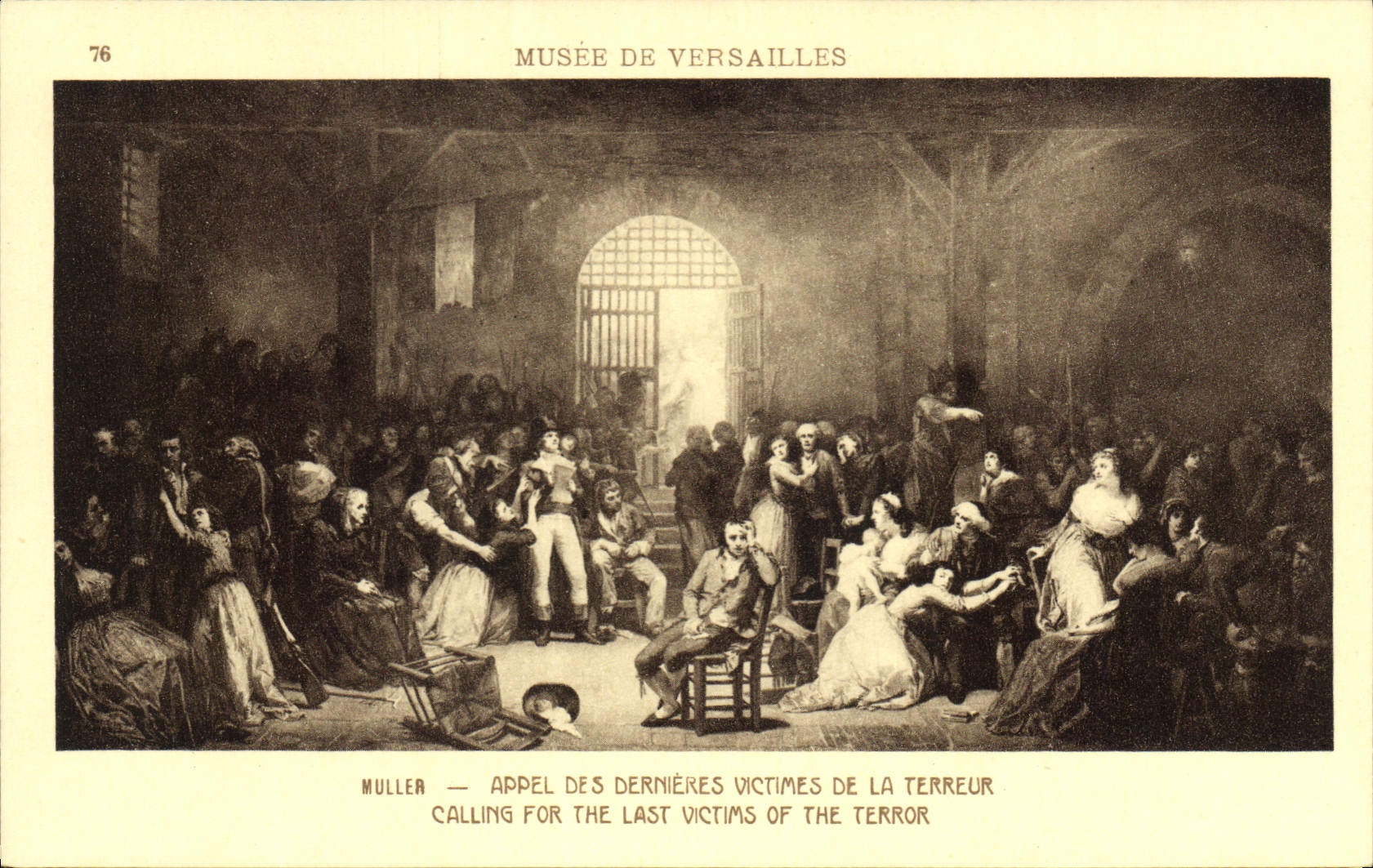 CPA Musee de Versailles Mullea Appel des Dernieres Victimes de la Terreur 