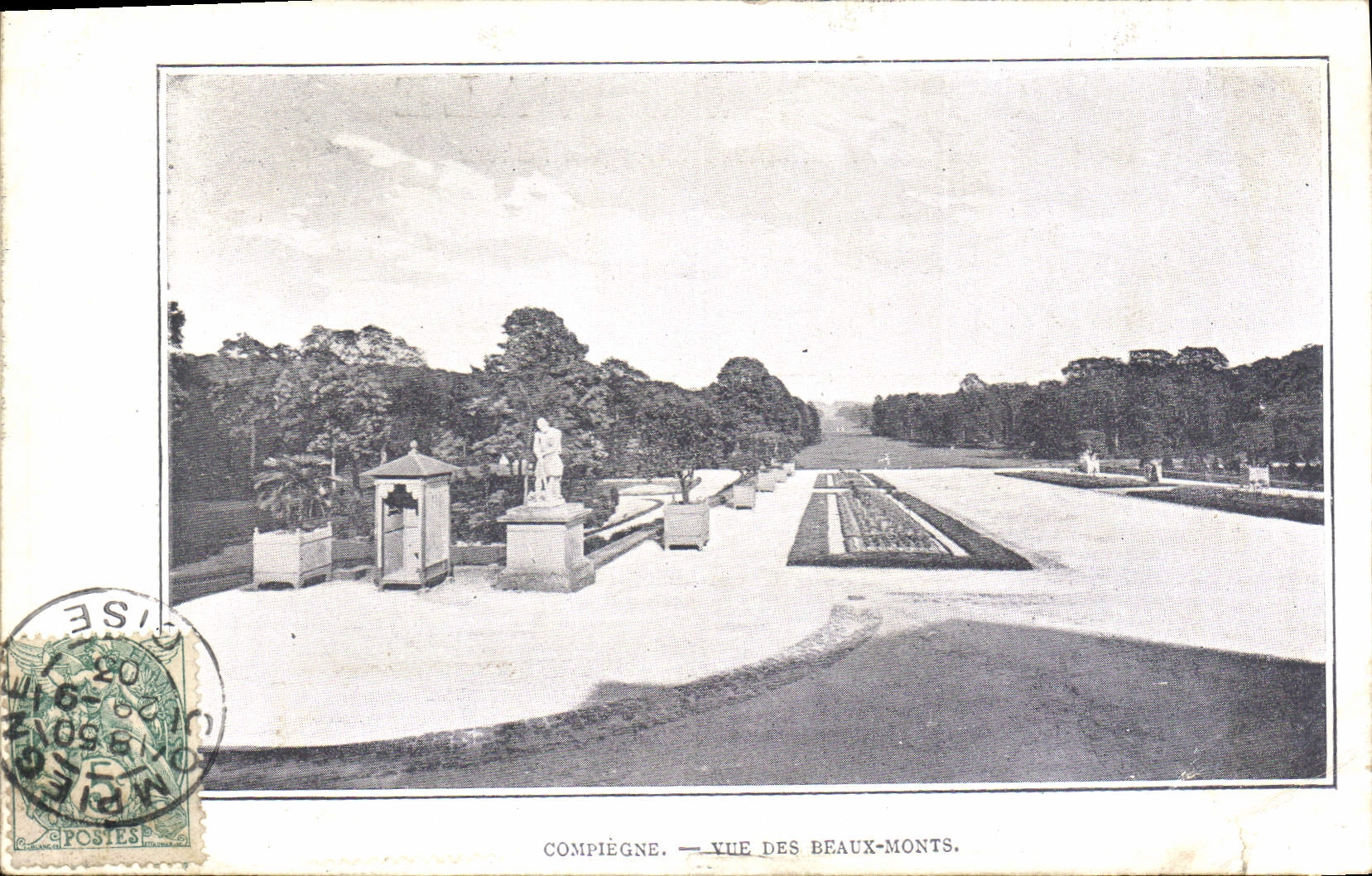 CPA Compiegne Vue des Beaux Monts 