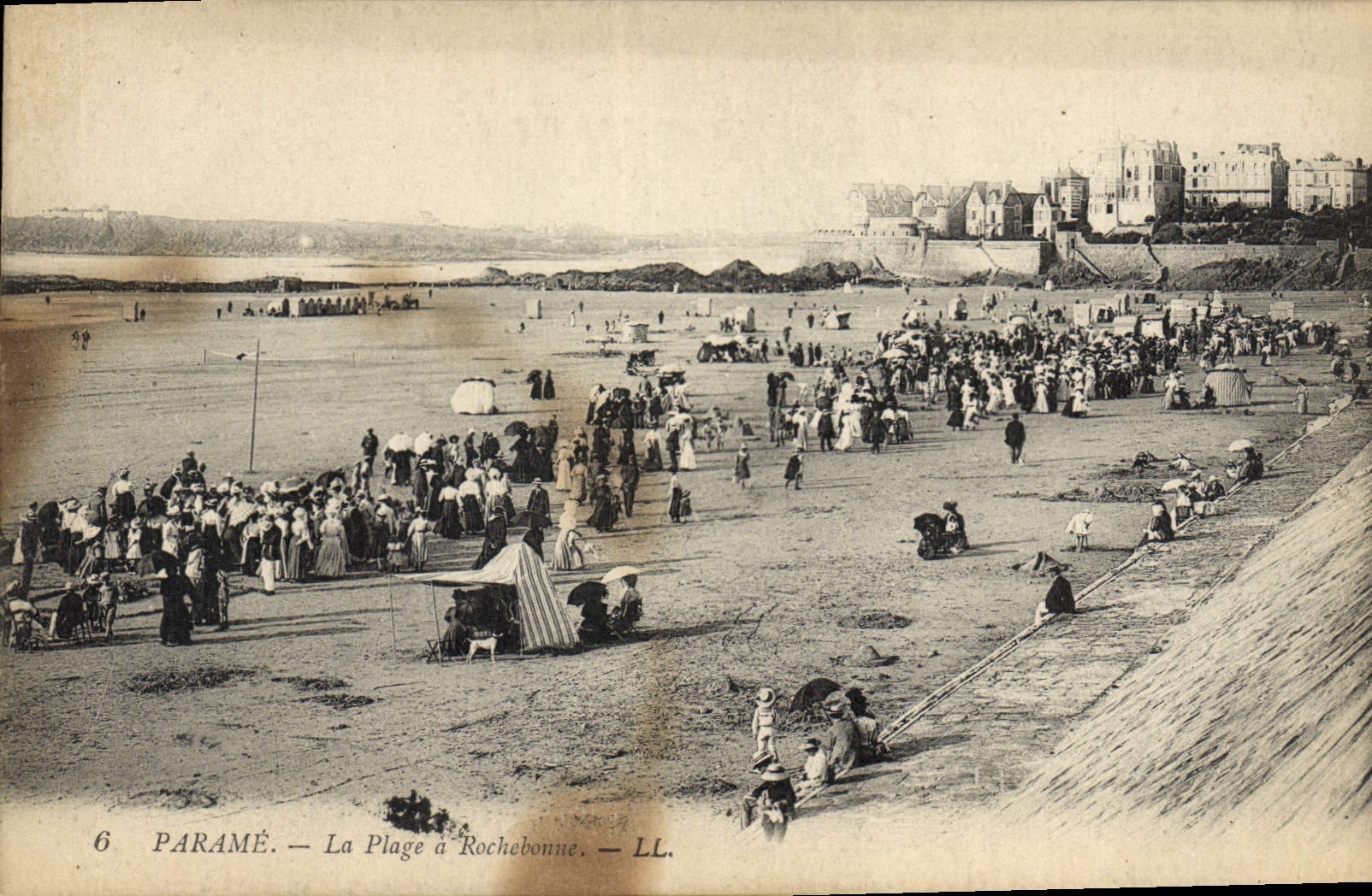 CPA Parame La Plage a Rochebonne 