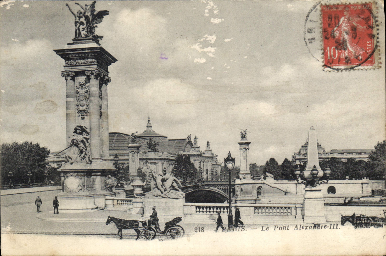 CPA Paris Le Pont Alexandre III 
