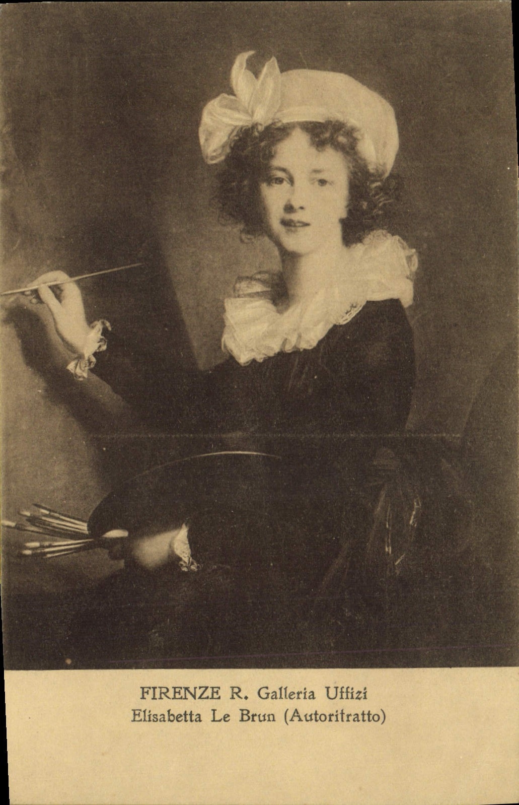 CPA Firenze R Galleria Uffizi Elisabetta Le Brun Autoritratto