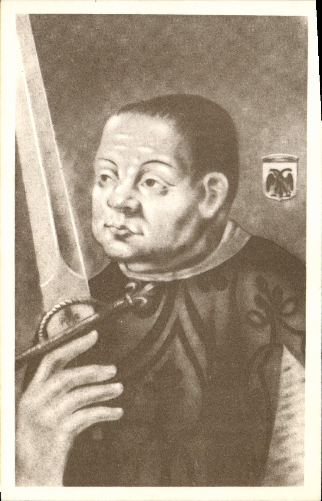 CPA Bertrand du Gueschin d'apres un portrait d'epoqie 