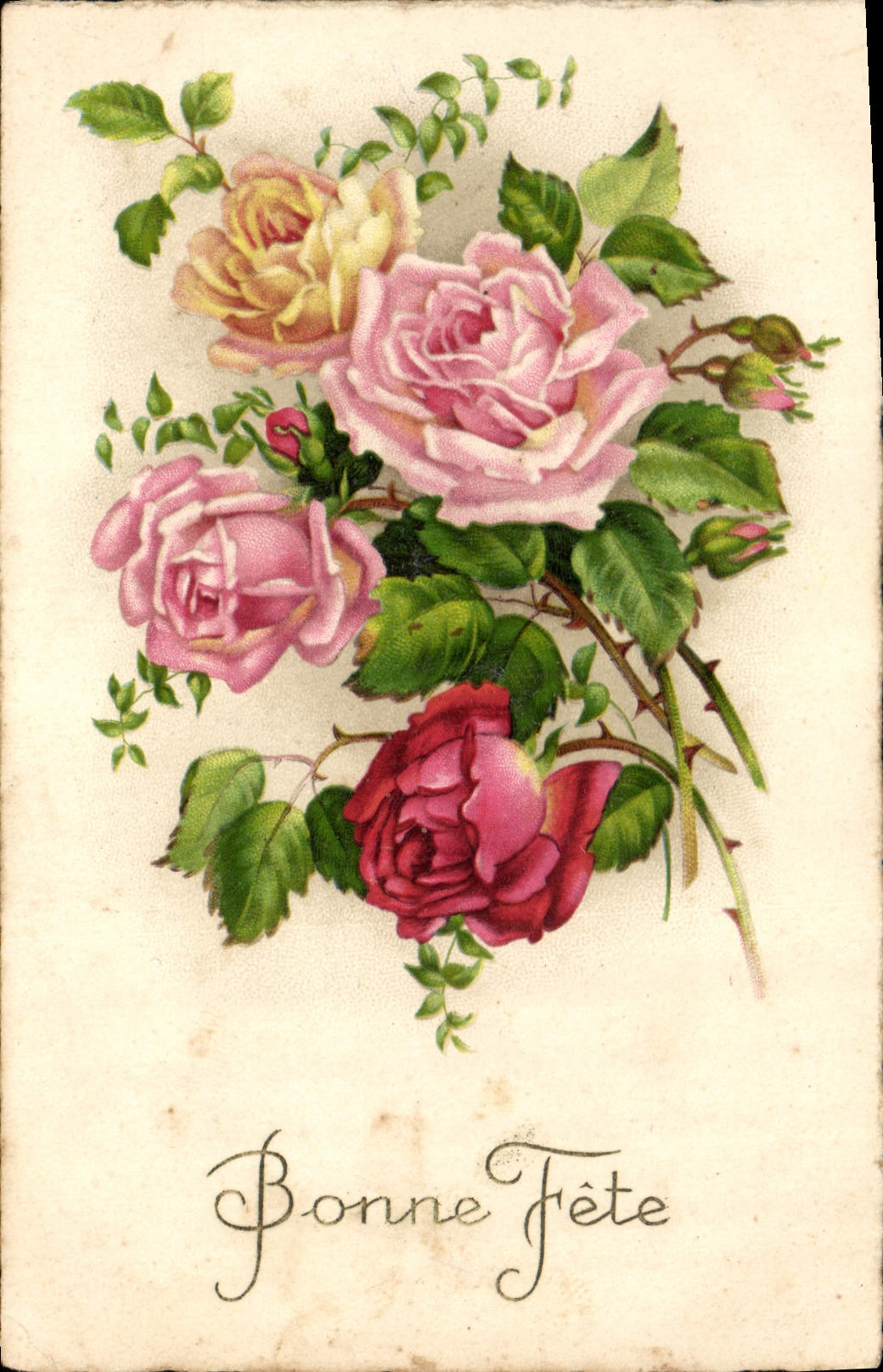 CPA Fantaisie Fleurs