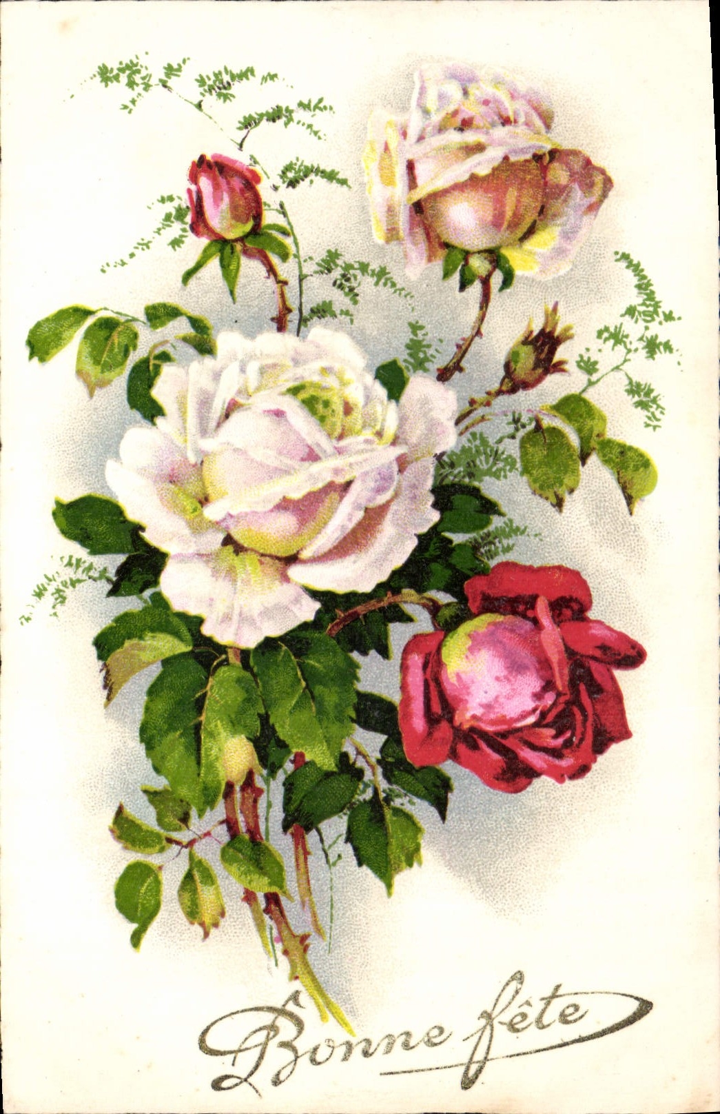 CPA Fantaisie Fleurs