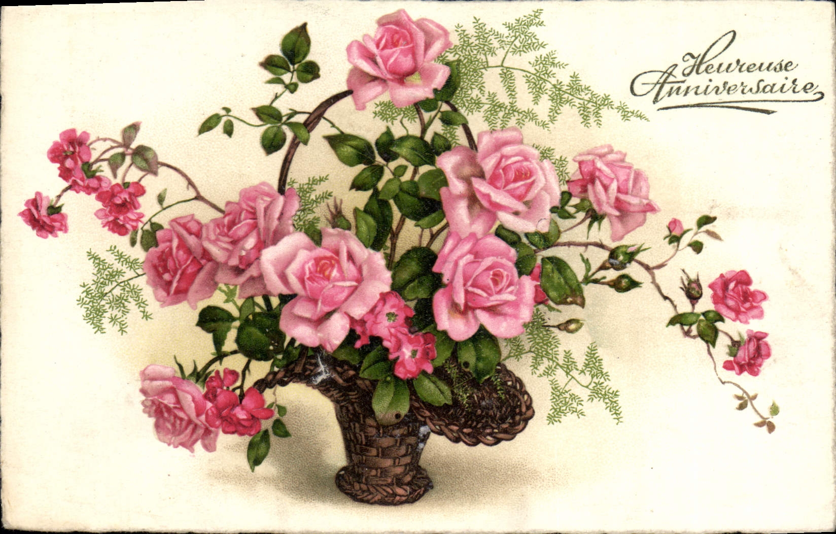 CPA Fantaisie Fleurs