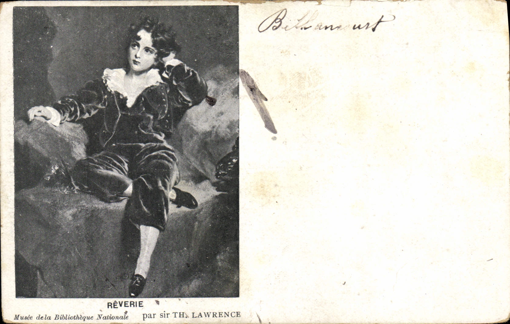 CPA Reverie Musee de la Bibliotheque Nationale Lawrence