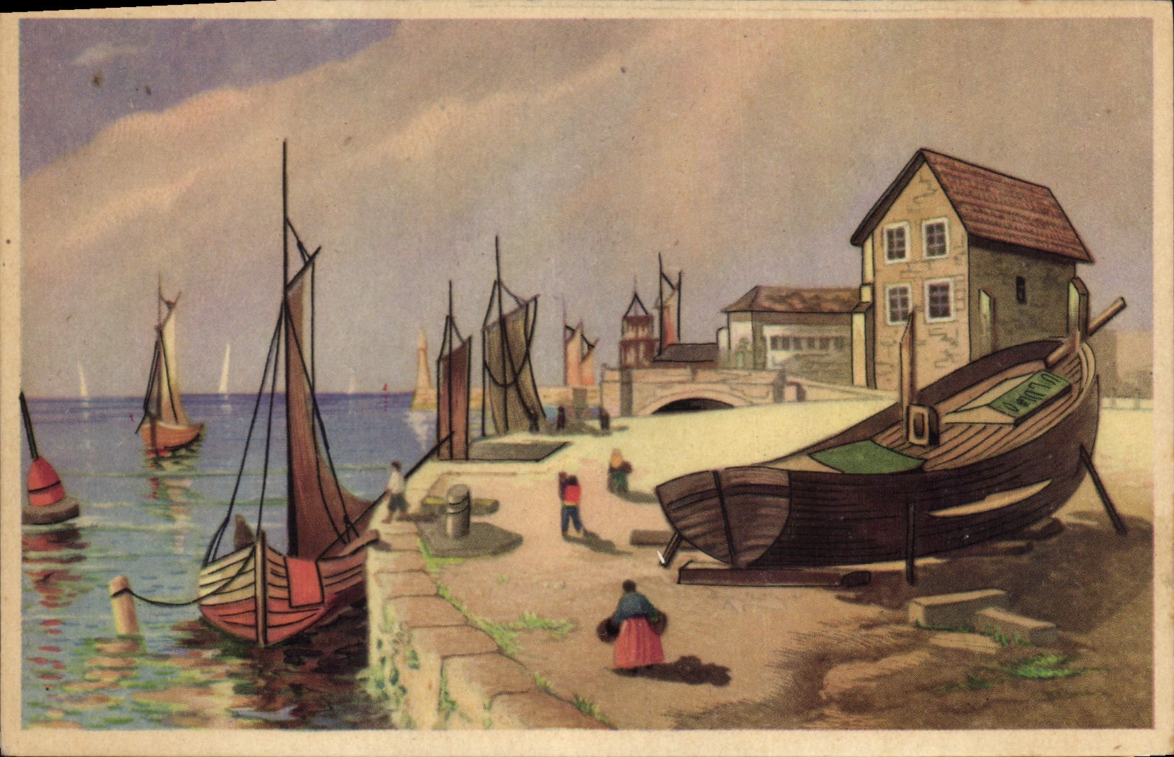 CPA Bateaux de peche