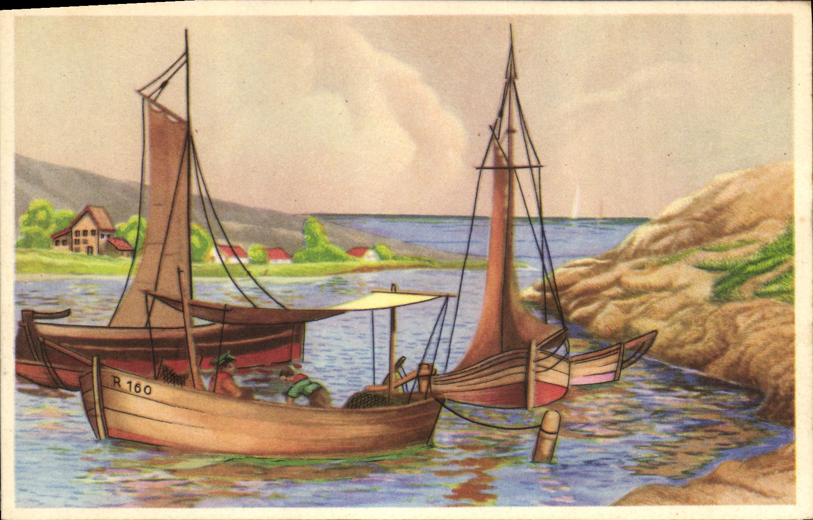 CPA Bateaux de peche