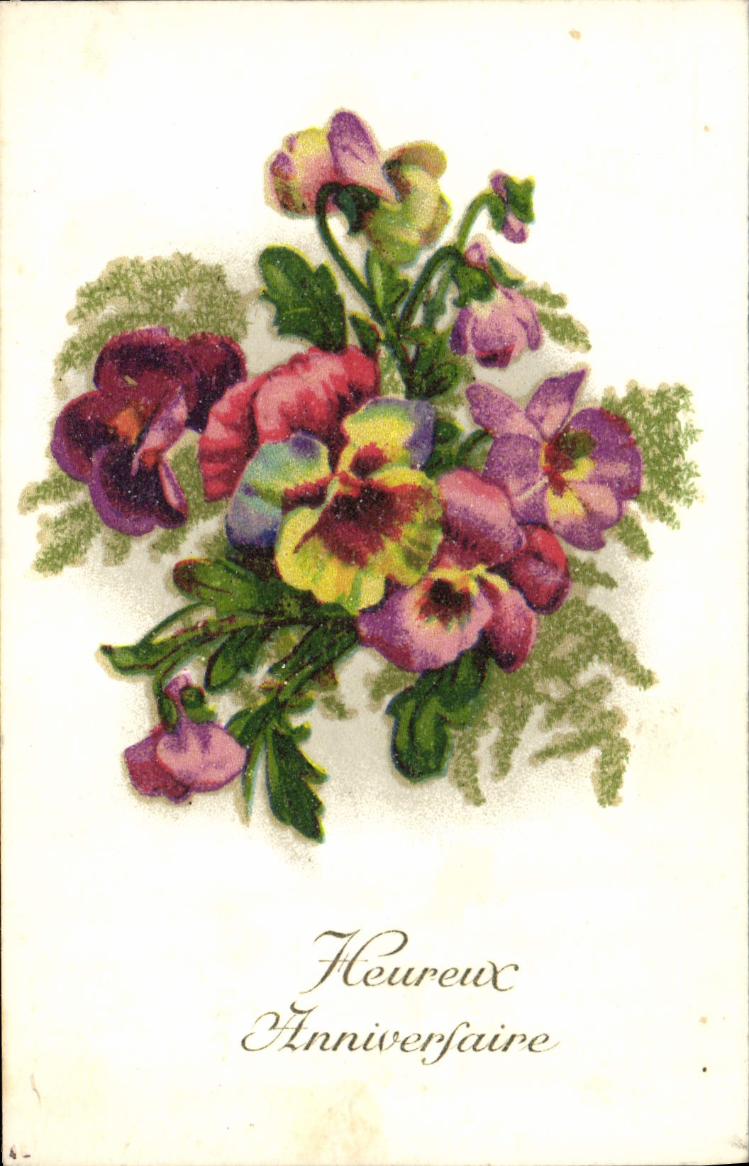 CPA Fantaisie Fleurs