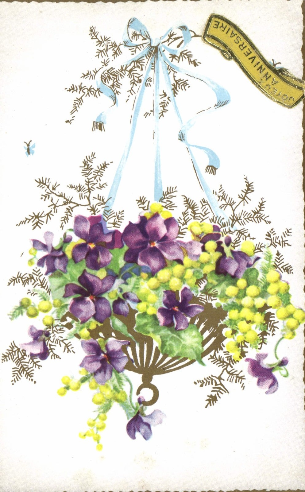 CPA Fantaisie Fleurs