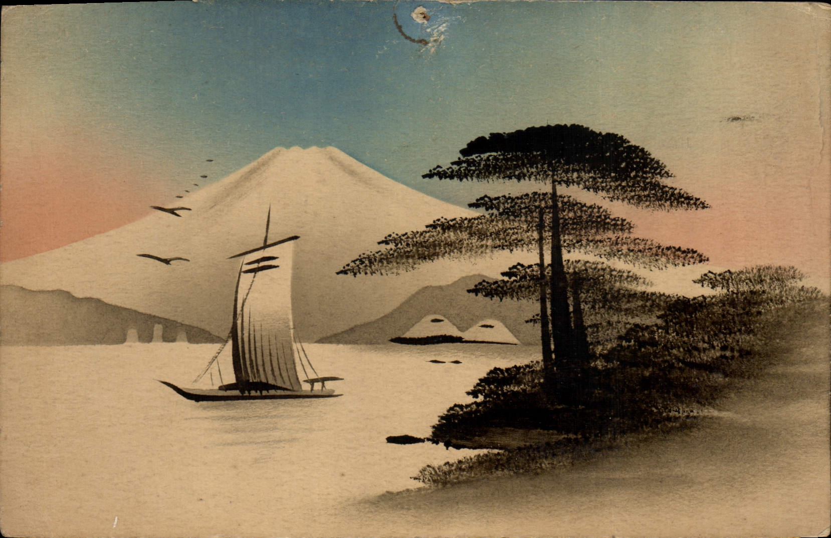 CPA Japon Nippon Bateau