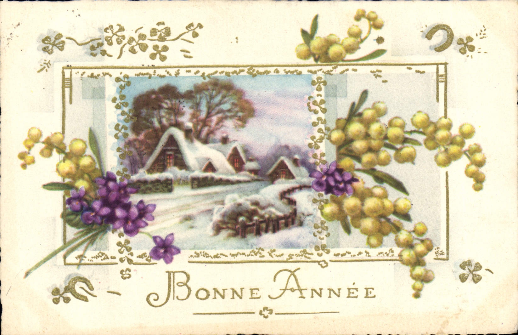 CPA Fantaisie Fleurs