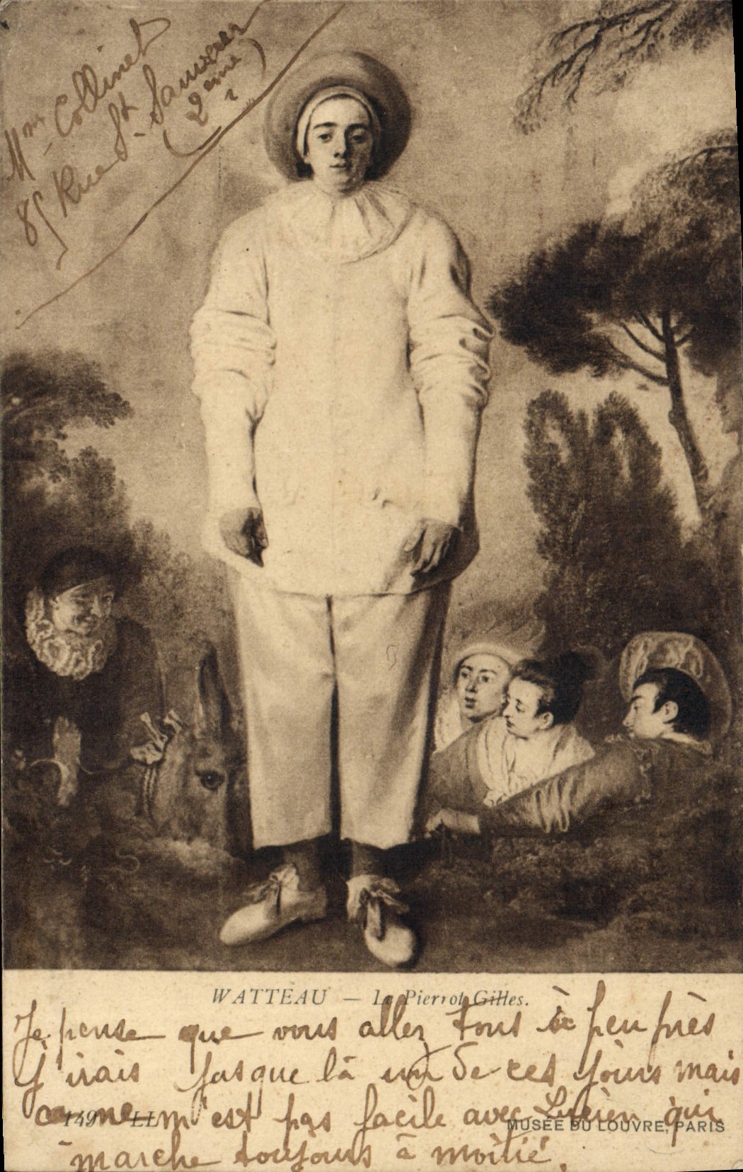 CPA Watteau Le Oierrach Gilles 