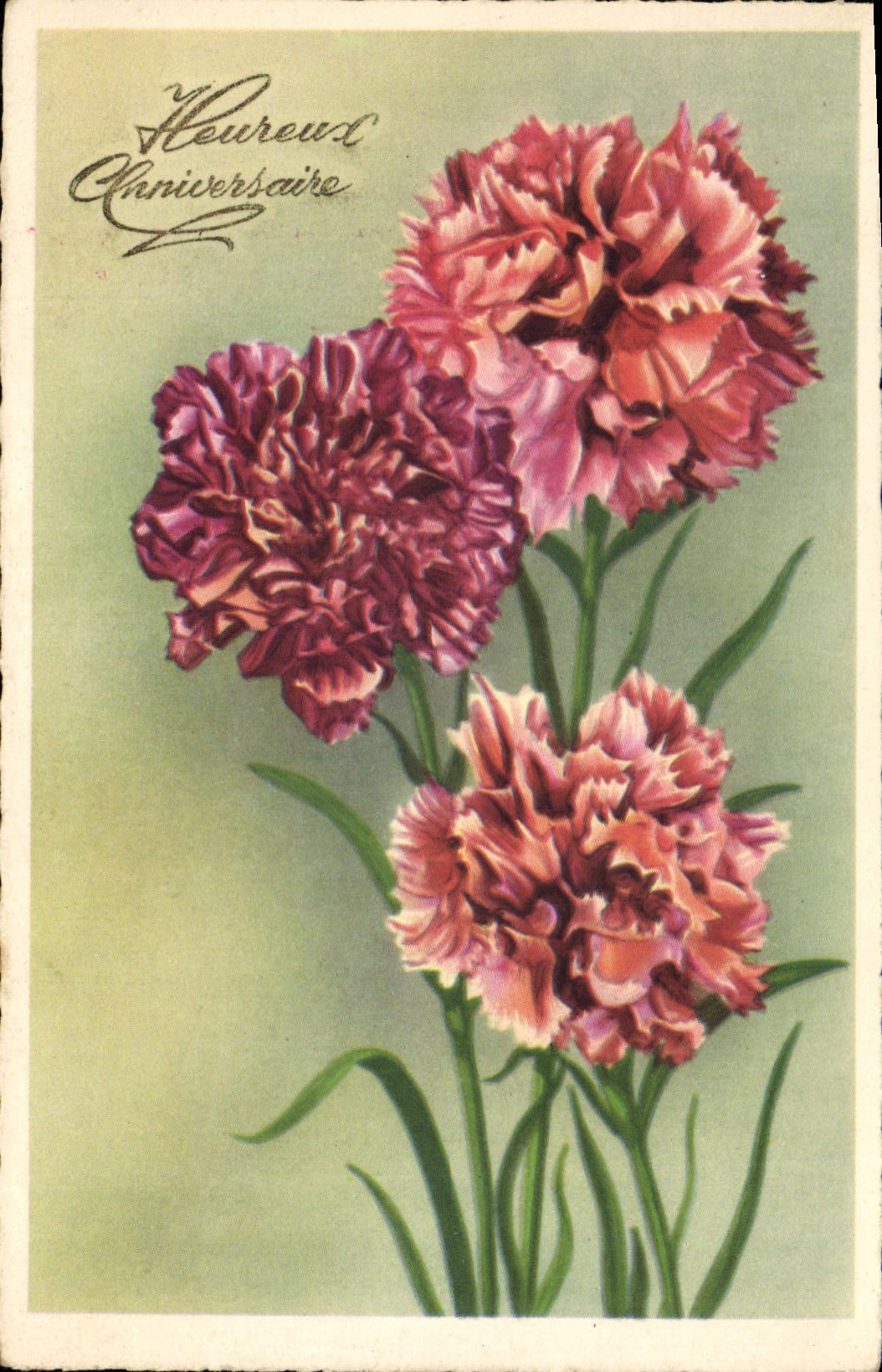 CPA Fantaisie Fleurs