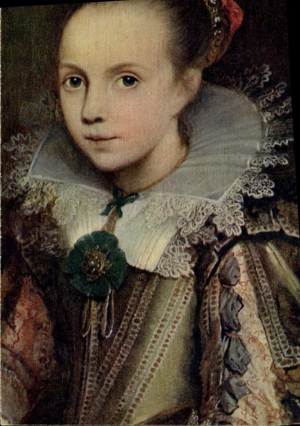 CPA Comite National de l'Enfance Avenue Franklin D Roosevelt Paris Portrait de fillette detail Musee