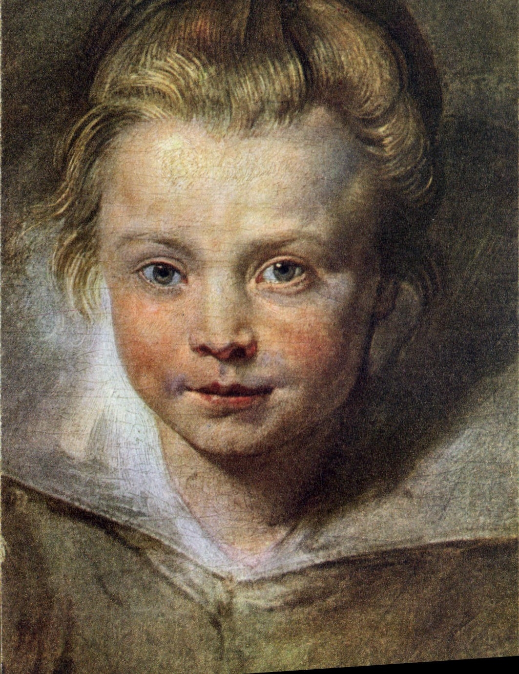 CPA Comite National de l'Enfance Avenue Franklin D Roosevelt Paris Rubens Portrait d'enfant Liechten