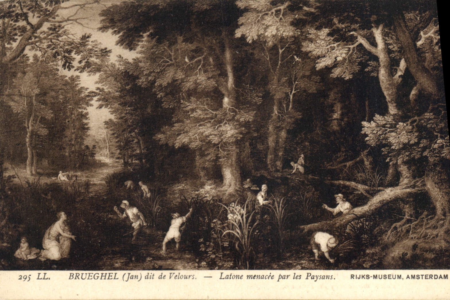 CPA Brueghel Jan dit de Velours Latone menacee par les Paysans Rijks Museum Amsterdam 