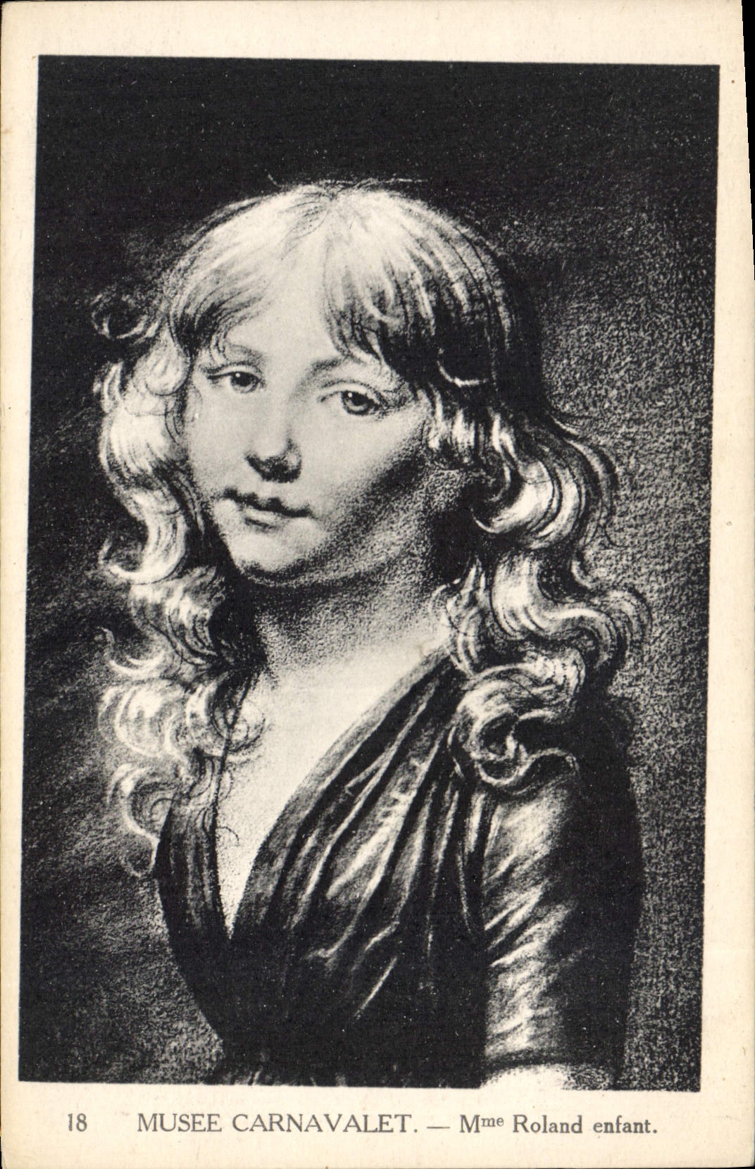 CPA Musee Carnavalet Mme Roland enfant 