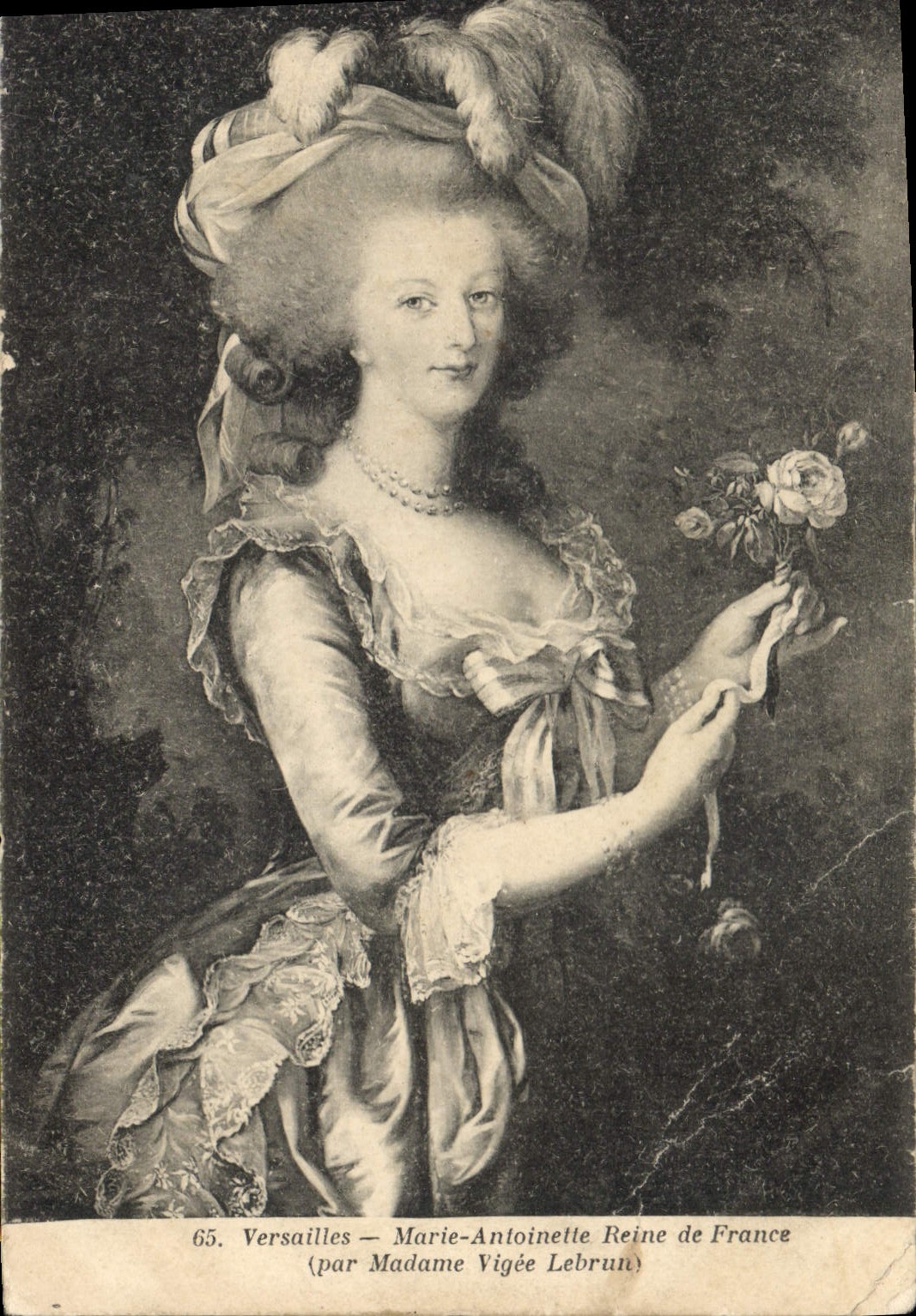 CPA Versailles Marie Antoinette Reine de France 