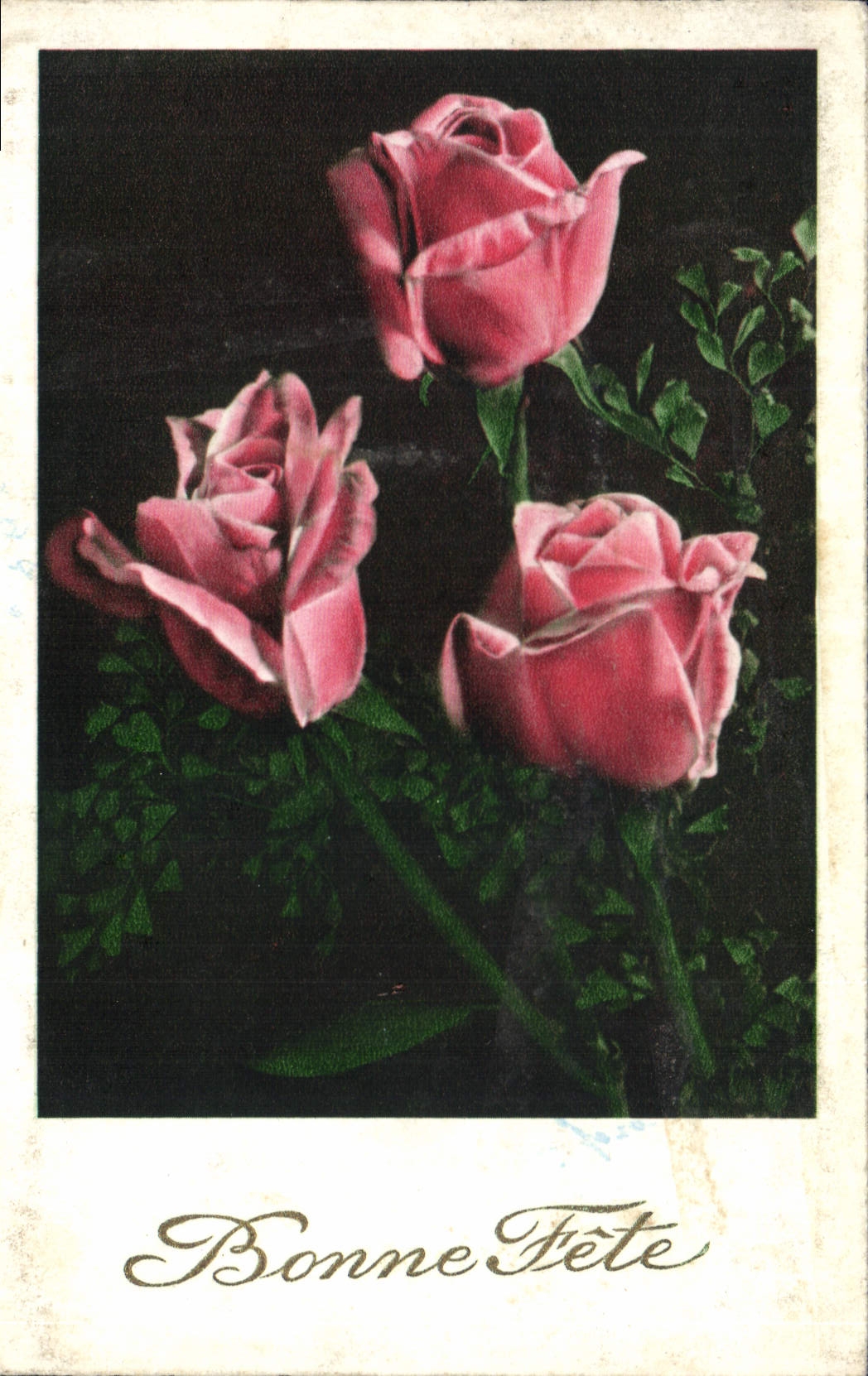 CPA Fantaisie Fleurs