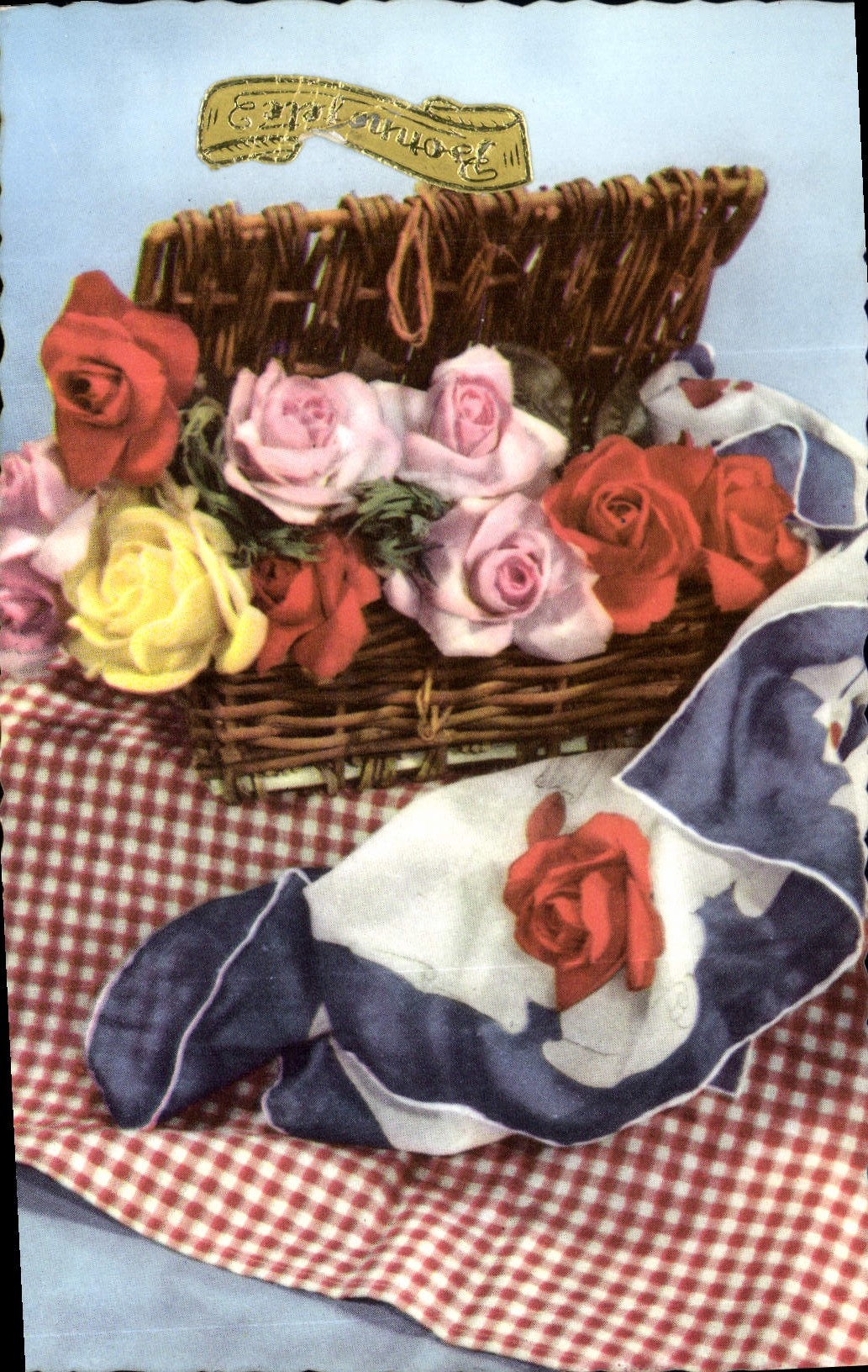 CPA Fantaisie Fleurs