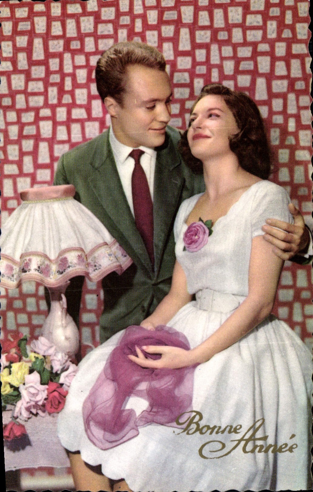 CPM Femme Bonne annee