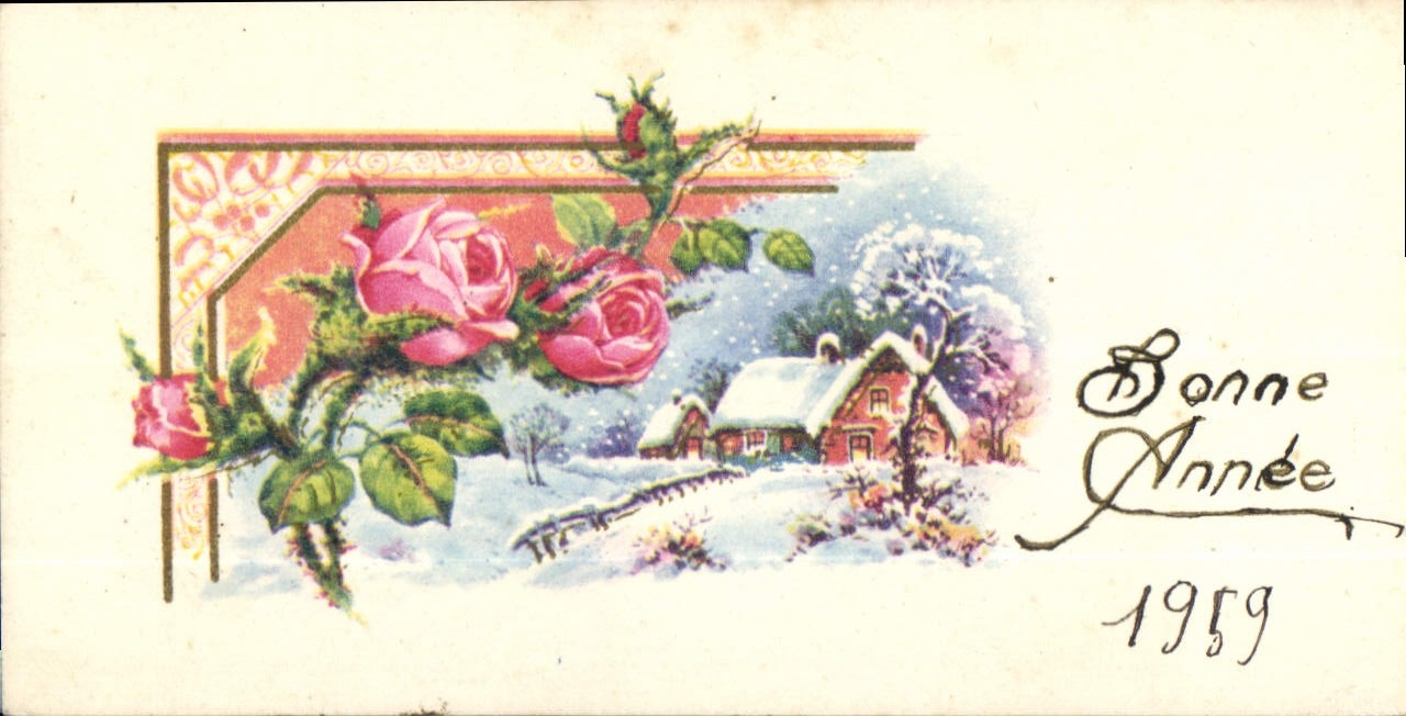 CPA Bonne annee