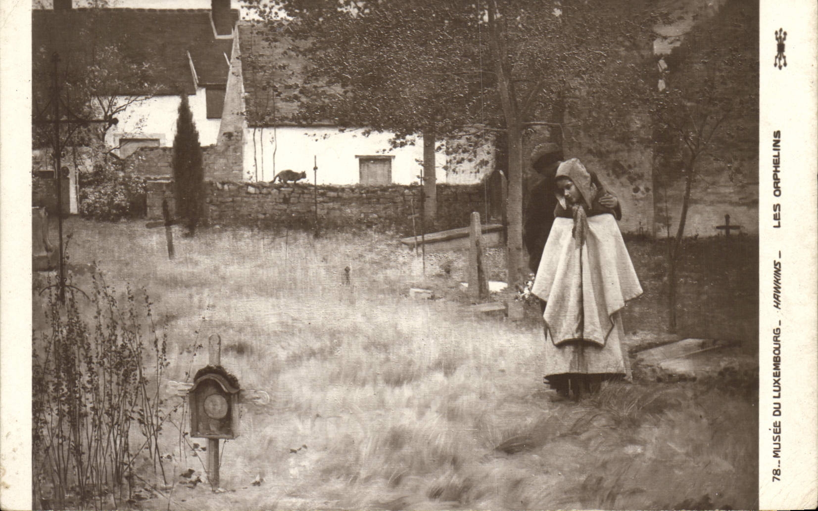 CPA Musee du Luxembourg Hawkins Les orphelins