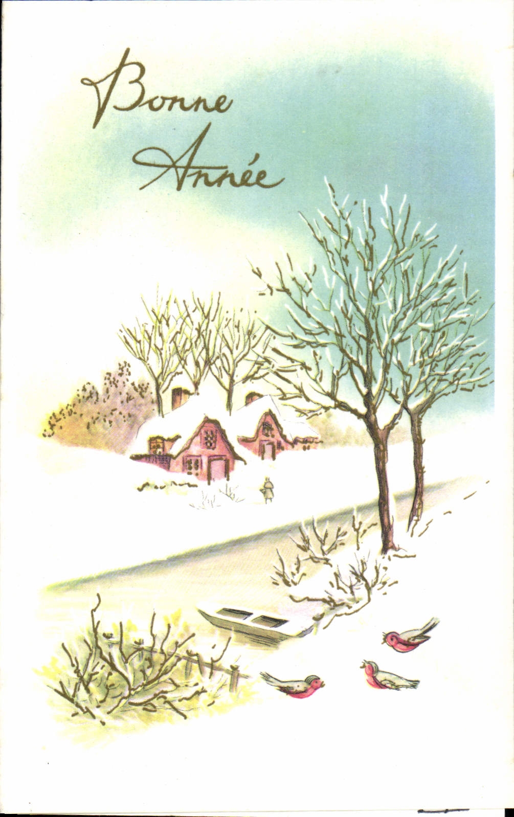 CPA Bonne annee