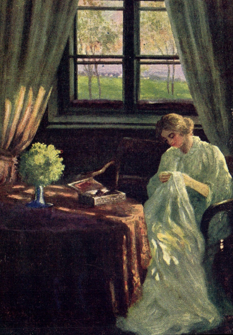 CPA A Ribano La Jeune maitresse de la maison 