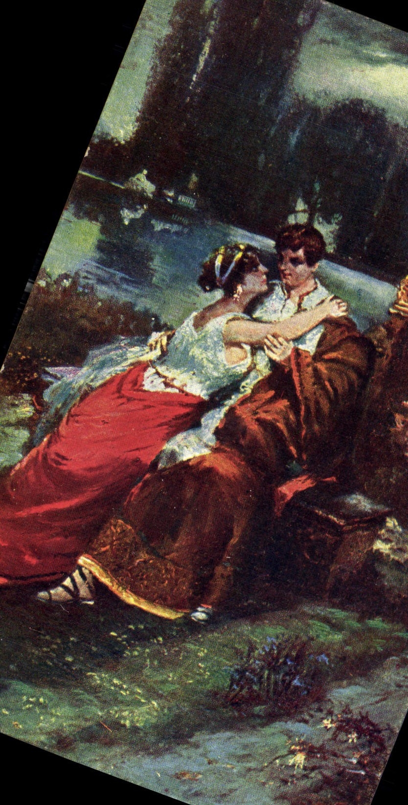 CPA R Kominek l'Amour romain 