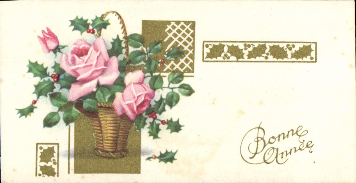 CPA Fantaisie Fleurs