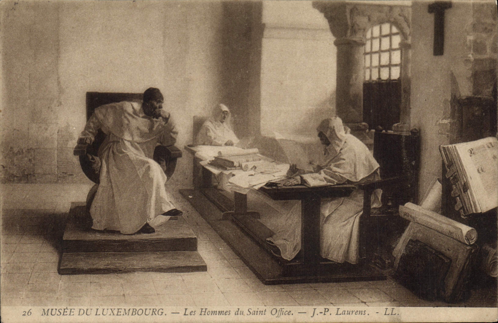 CPA Musee du Luxembourg Les Hommes du Saint Office