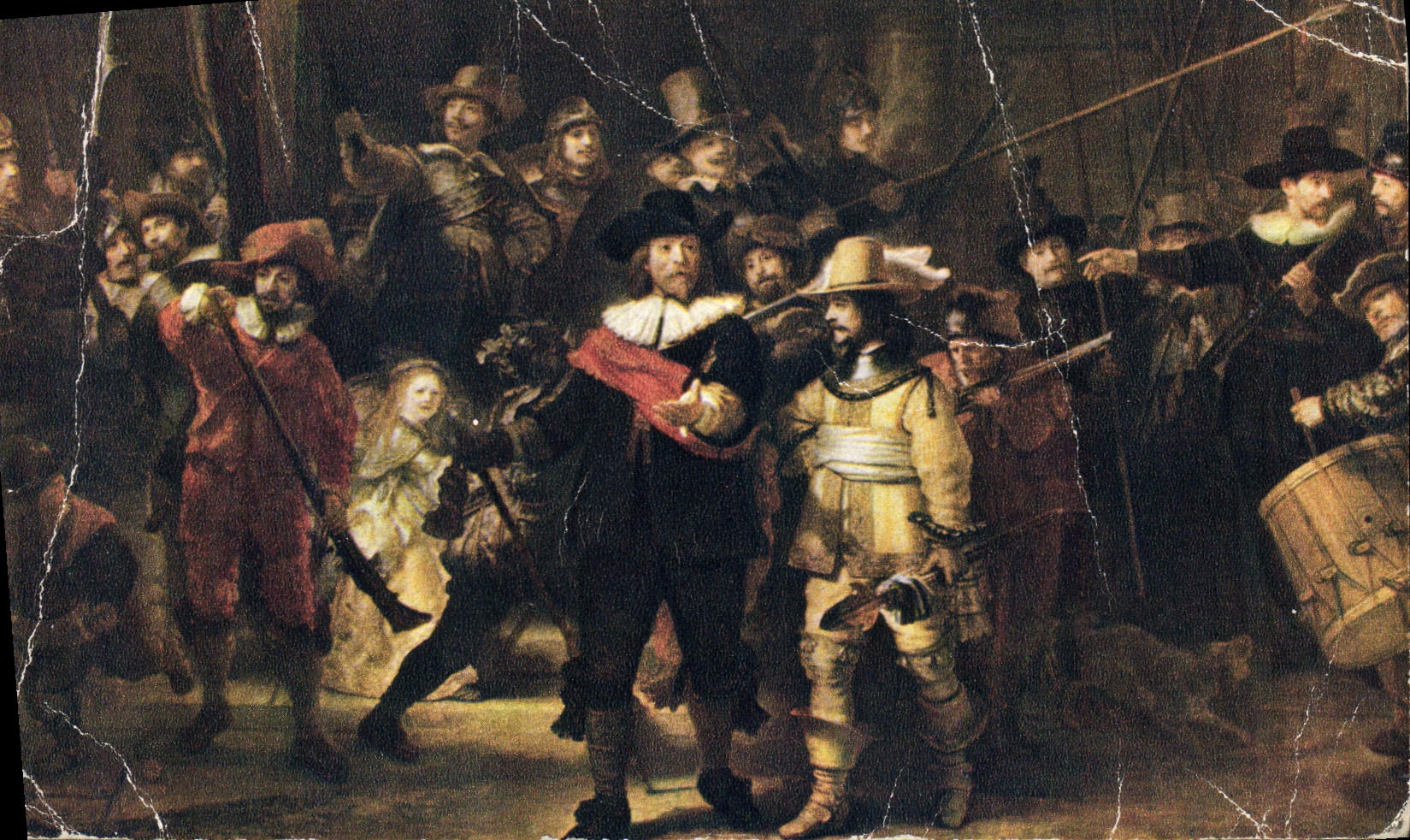 CPA Rembrandt La Ronde de Nuit 