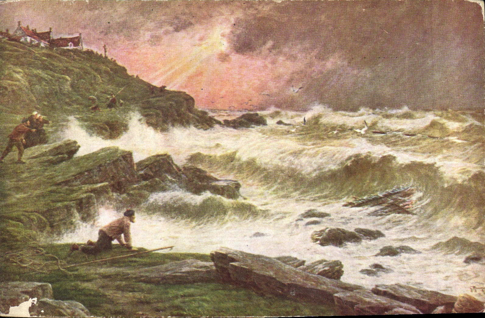 CPA Tristes nouvelles J Maraniez Salon de Paris 