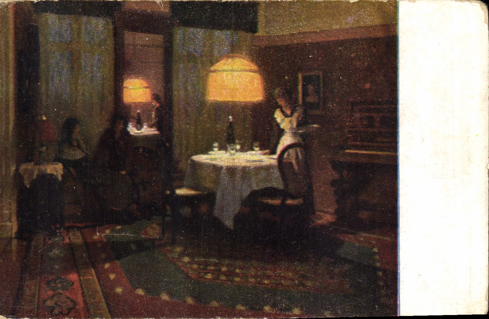 CPA Karl Weise Avant le souper 