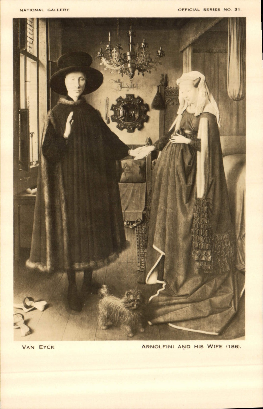CPA National Gallery Van Eyck Arnolfini and his wife 