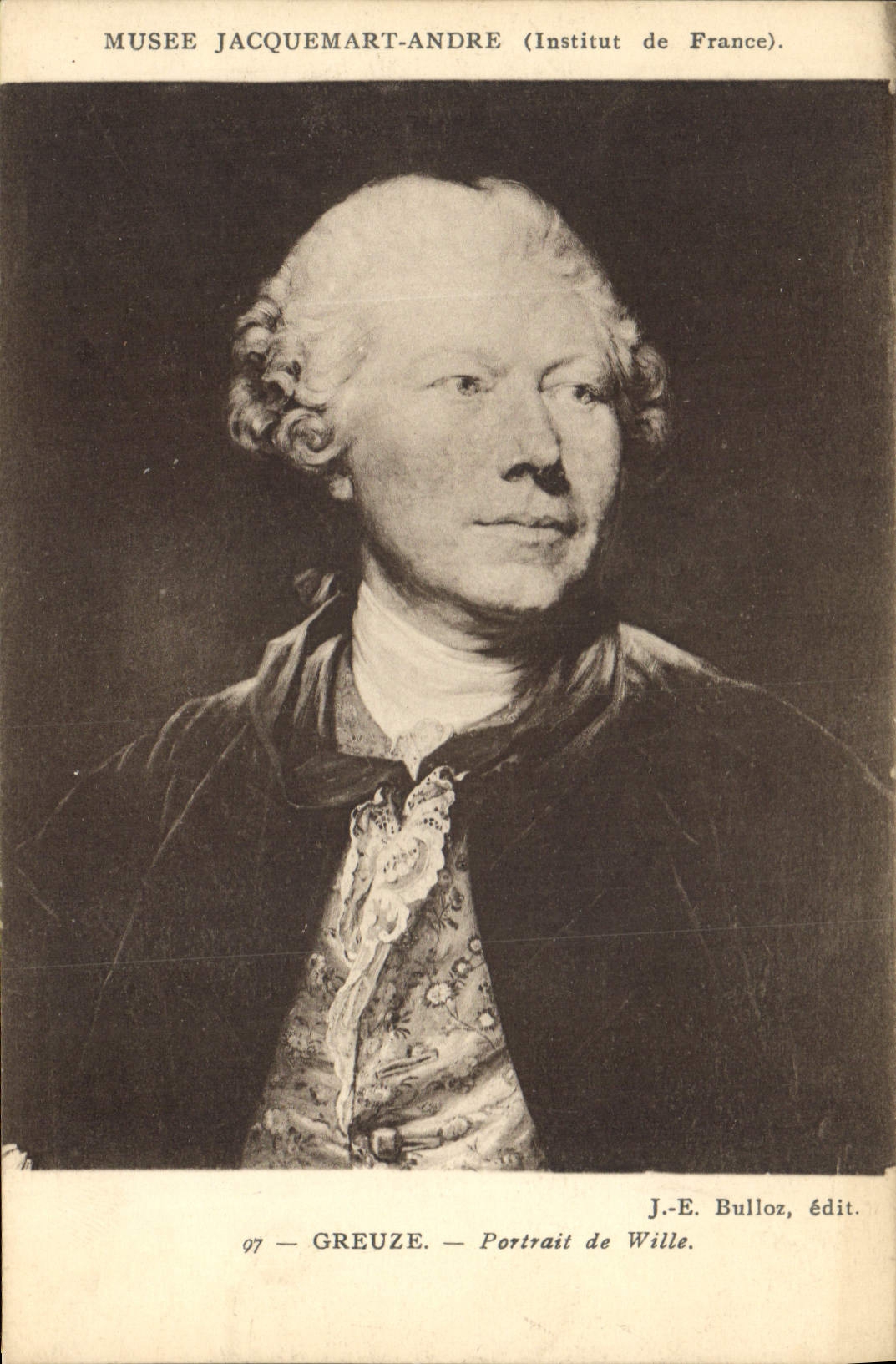 CPA Musee Jacquemart Andre Institut de France Creuze Portrait de Wille