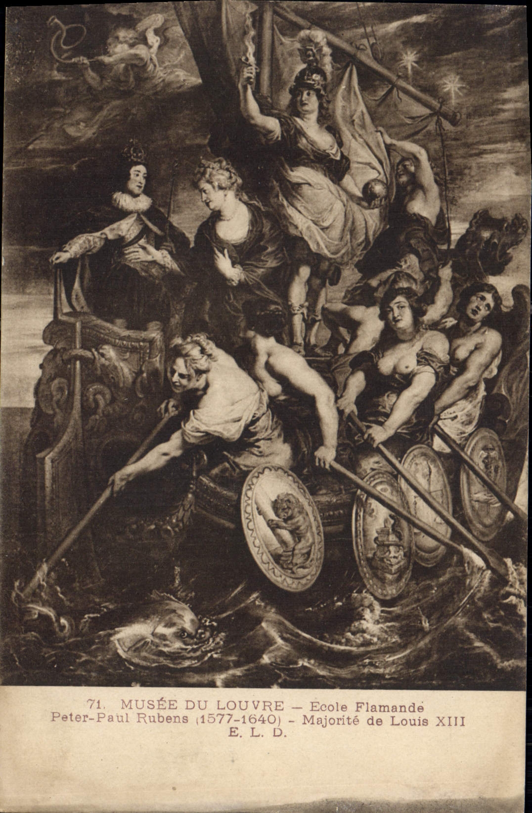 CPA Musee du Louvre Ecole Flamande Peter Paul Rubens 