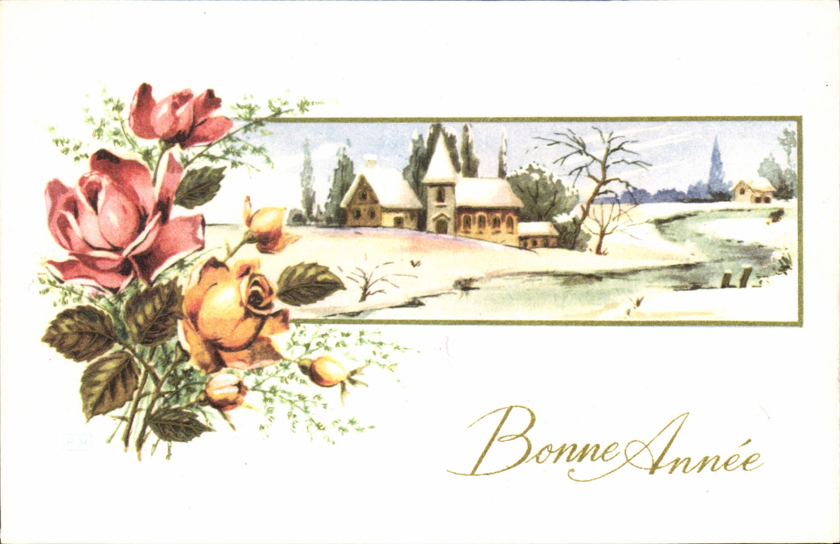 CPA Bonne Annee 