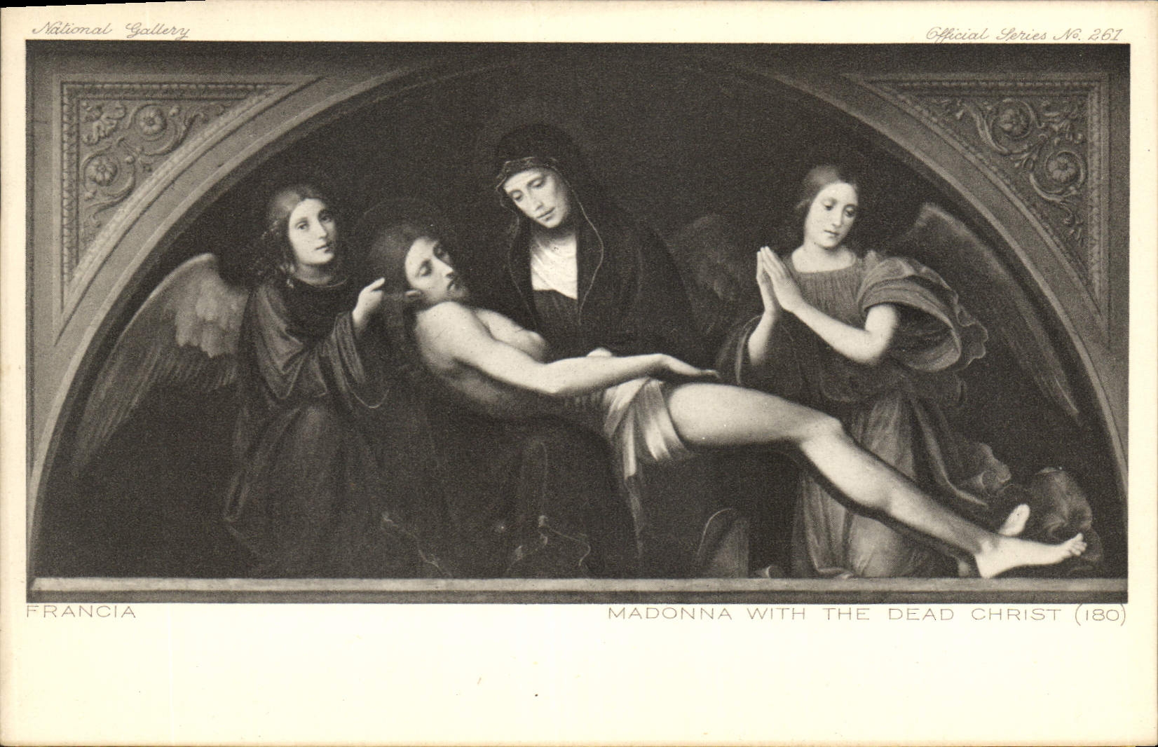 CPA Francia Madonna with The Dead Christ 