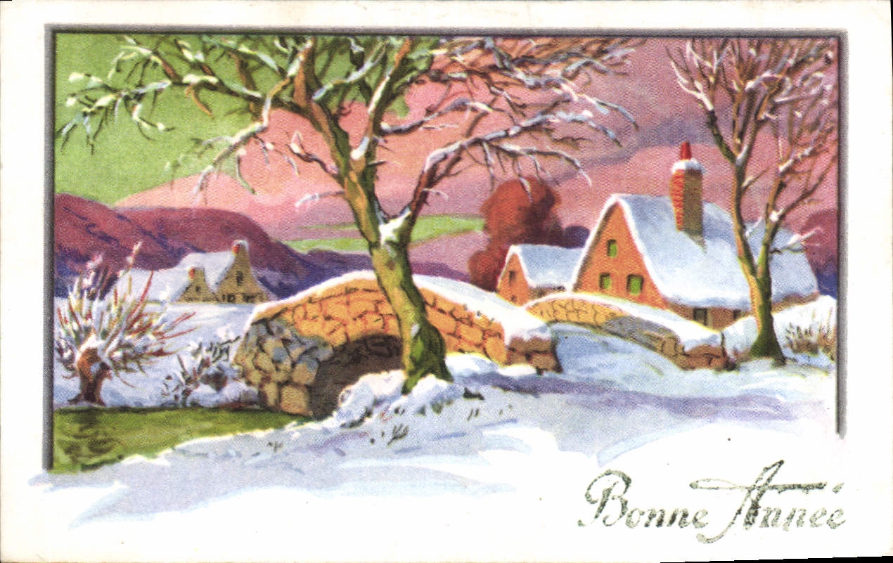CPA Bonne Annee 