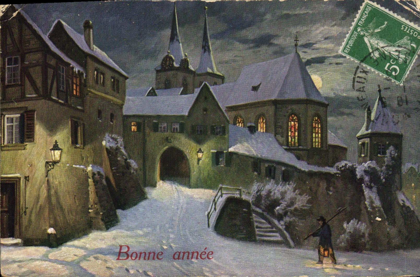 CPA Bonne Annee 